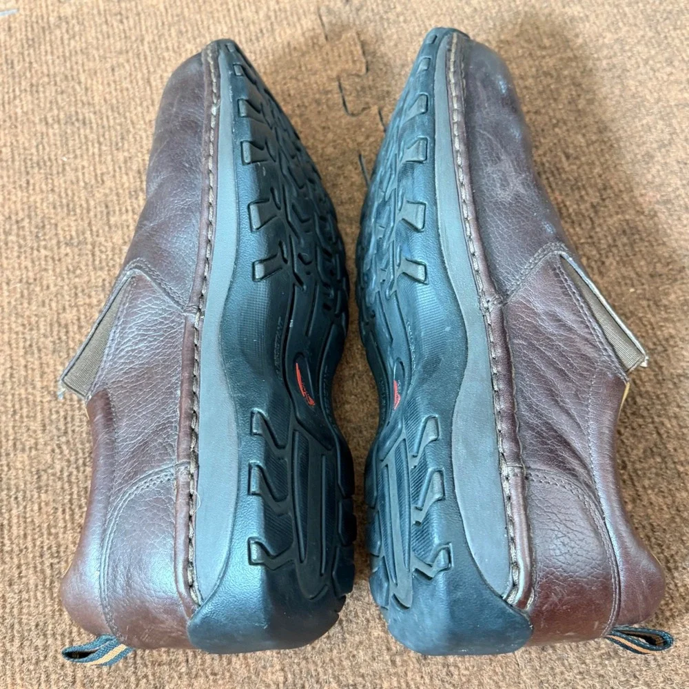 Red Wing‎ Shoes Mens 6702 Brown Leather Slip On Safety Toe Work Shoes 10.5 D SD